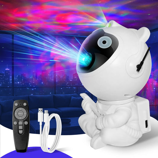 Galaxy Projector, Astronaut Star Projector, Kids Night Light for Bedroom, Adult Playroom,Ceiling, Room Decoration